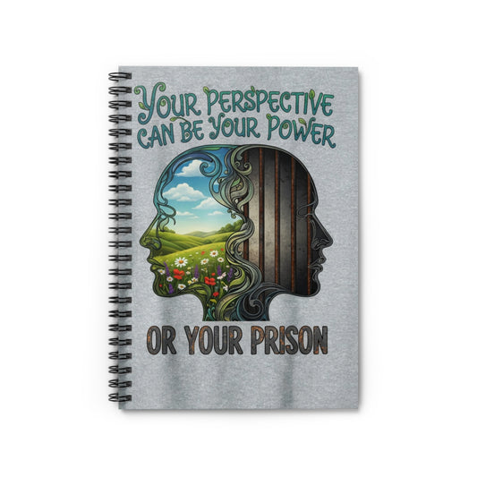 Inspirational Spiral Notebook - Your Perspective Can Be Your Power