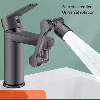 AquaTwist™ 1080° Rotating Faucet Sprayer – Universal Metal Tap Extender with Aerator Nozzle & 22/24mm Adaptor