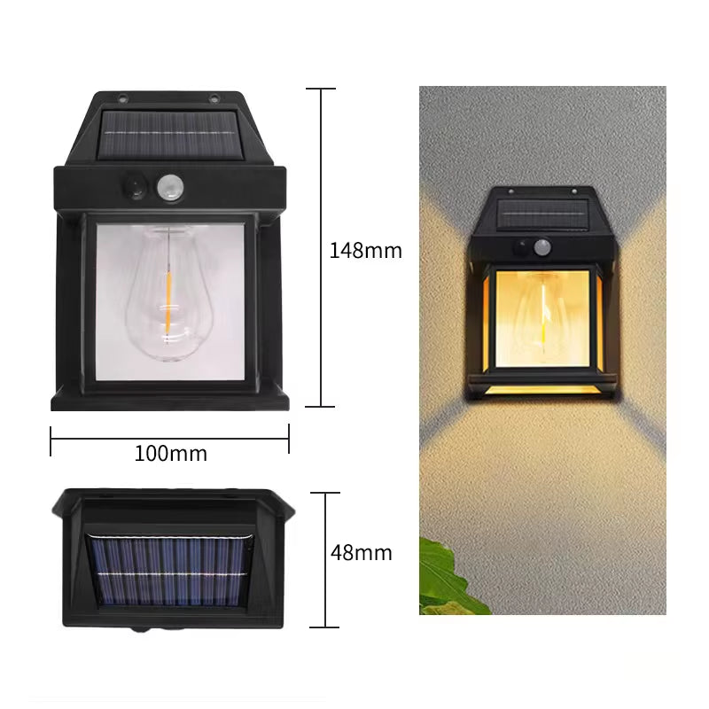 SolarGuard™ Motion Sensor Wall Light – Weatherproof LED Security for Any Outdoor Space